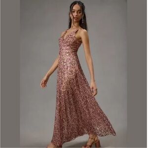 Dress By Population Ariyah Sequinned Fit & Flare Dress